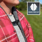 ROAM Weatherproof Sherpa Fleece Blanket - Durable Recycled Ripstop Exterior, Eco Insulation, Compact Travel Design, Machine Washable, All-Season Outdoor & Indoor Blanket, 75" x 52" (Artic Hex) - Image 6