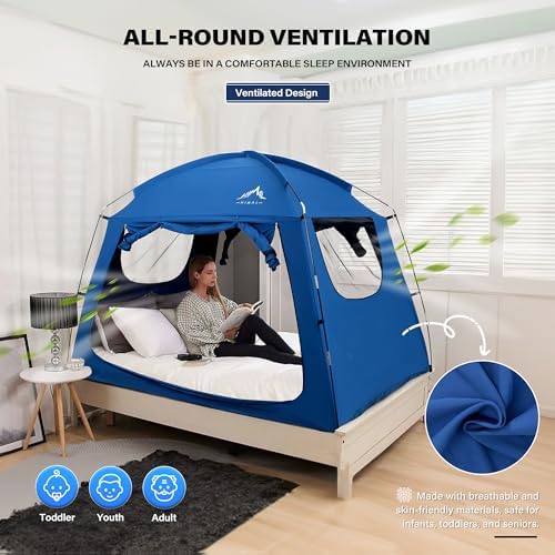 uniHimal Bed Tent Twin Size,Portable for Adults - Image 2
