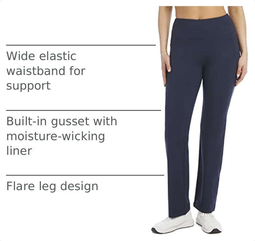 Jockey Women's Premium Pocket Slim Flare Yoga Pants - Image 4