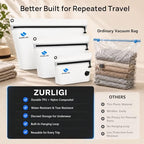 Zurligi Travel Vacuum Bags Kit with Pump, 6-Pack for Clothing & Underwear - Image 3