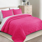 Whale Flotilla Soft Cal King Quilt Set 3-Pieces Lightweight Bedspread - Image 2