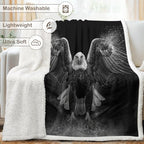 Sleepwish Bald Eagle Sherpa Blanket Powerful Animal Blanket Print Throw - Image 6