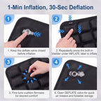Inflatable Travel Airplane Seat Cushion for Long Flights and Driving - Image 5