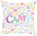 Gilbins Camp Bunk Kids Autograph Pillows A Great Pre-Camp Gift for Boys Or Girls Camp Retro (Camp Friends Art) by GILBIN