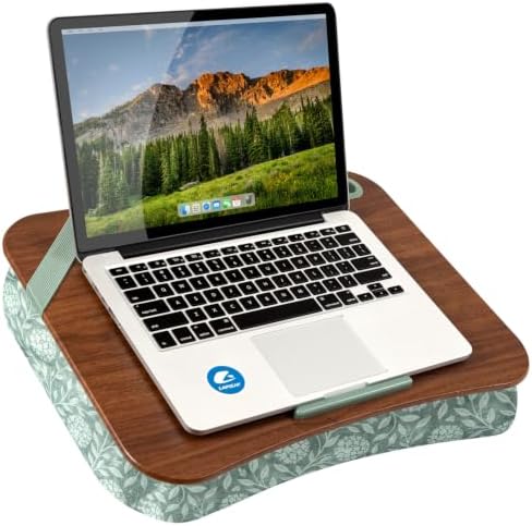 LAPGEAR Designer Lap Desk – Sage Hydrangea, Fits 15.6" Laptops - Image 6