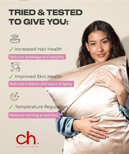 SUNDAYSILKS™ 100% Mulberry Silk Pillowcase, Silk Pillow Cases for Hair & Skin, Superior to Satin Pillowcase, with Zipper, Standard, Queen, King Sizes, Anti-Wrinkle, Cooling, Non-Slip Silk Pillowcases - Image 2