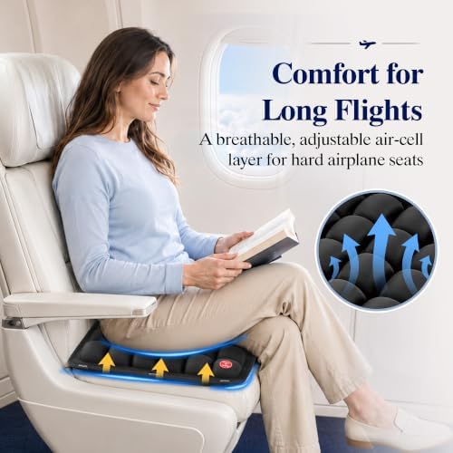 Travel Seat Cushion for Airplane: Inflatable Seat Cushion for Long Flights - Image 2