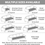 Fixwal Waterproof Flannel Dog Couch Cover, 27.6" x 94.5", Dark Brown - Image 2