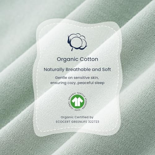 KaiyaBaby Organic Cotton Baby Sleep Sack, Long Sleeve 3.5 TOG, 0-6M - Image 4