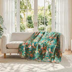 LUTBM Boho Throw Blanket for Bed 60"x80", All Season Cotton Couch Blankets - Image 2