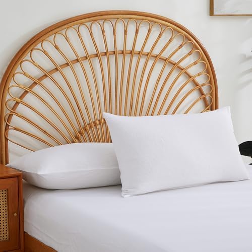 100% French Linen Pillowcase Set of 2, Natural Pure Linen Pillow Covers - Image 3