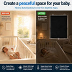 Temporary Blackout Shades, Cordless Roller Shades for Windows 21" 23" 25" 27" 29" 31" 33" 35" Pull Down Room Darkening Window Blinds for Living Room Bathroom, Suction Cups(22" W x 72" H) - Image 6