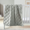 FLXXIE 43x60 Inch Down Alternative Toddler Comforter, Somke Grey by FLXXIE
