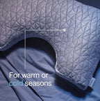 Coop Home Goods Cool Side Cut-Out Pillowcase, King Size Cooling Pillow Case for Hot Sleepers, Cut-Out Shape, Two-Sided Pillow Covers, Cozy Side & Cool Side, Ultra Soft Lulltra Cool Technology - Image 6