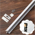 Automatic Door Sweeping Bottom Aluminum 12-59 Inch Long, Concealed Installation - Suitable for Door Bottom Sealing Sound Insulation Windproof Dustproof Light Blocking(45cm/17.7in) by Unknown