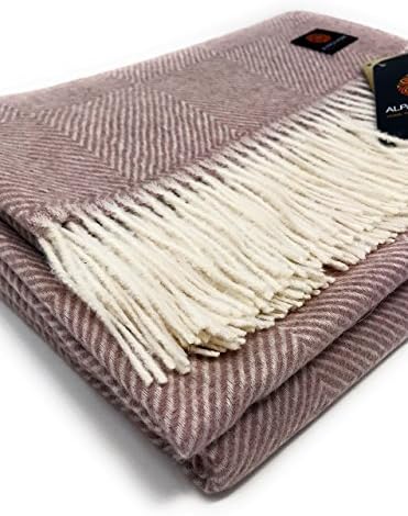 Alpaca Home | Dynasty Throw Blanket | 100% Pure Baby Alpaca Wool • Hypoallergenic, Soft & Cozy • Ethically Sourced | Softer & Warmer Than Wool (Free Parking) - Image 2
