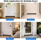 1-3/4'' x 48'' Aluminum Under Door Seal, Door Draft Stopper with Neoprene Rubber Insert, U-Shape Door Sweep to Block Cold Air, Dust, Pests, Rodent Proof for Interior/Exterior Doors (Black) - Image 3