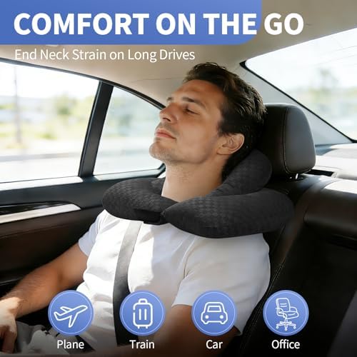 Back Sleeping Training Neck Pillow for Office, Recliner & Car - Image 5