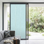 Window Privacy Film Frosted, Ice Mint Non-Adhesive Static Cling Window Tint, Rustic Farmhouse Solid Color Insulated Windows Frosted Films for Living Room, 35.4 x 78.7 Inches - Image 2