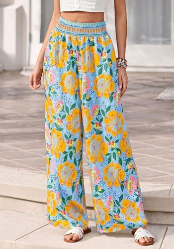 BTFBM Floral Summer Wide Leg Pants Woman 2026 - Image 4