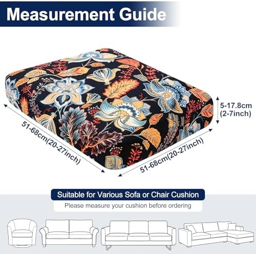 Smiry Waterproof Patio Cushion Covers, Stretch Outdoor Furniture Covers - Image 6