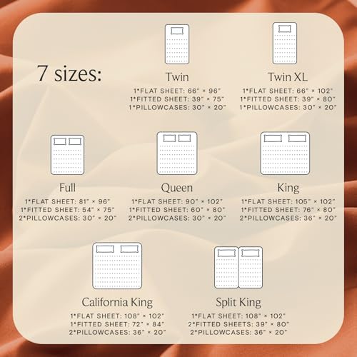 Full Size Sheets, Cooling & Soft Deep Pocket Bed Sheet Set, 4PC - Image 4