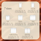 LuxClub 4 PC Queen Sheet Set, Queen Size, Deep Pockets 18" Wrinkle Free Cooling Sheets Machine Washable Hotel Bedding Silky Soft - Autumn Orange Queen (Pack of 2) - Image 4