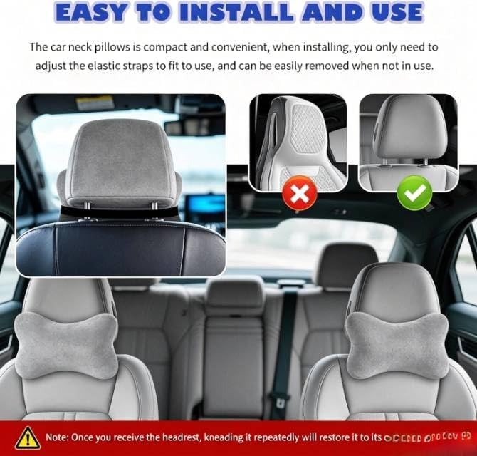 Car Headrest Pillow for BMW X3 2018-2024 2025 2026 - Image 6