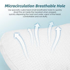 Car Neck Pillow for Tesla Model 3/Y/S/X - Adjustable Height Headrest Cushion - Ergonomic Auto Headrest Support for Driving Comfort 2 Pack White - Image 3