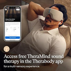 TheraGun Therabody SmartGoggles (1st Generation) Heated Eye Mask, Blackout Sleep Mask & Temple Massage for Personalized Relaxation, Headache Relief - Image 4