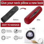 Neck Roll Pillow Case Cover Only - Cervical Pillowcovers with Zipper Cylinder Soft Bolster Pillowcases for Cylindrical Cushion(19,2pcs:60x20cm/24x8) - Image 2