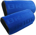 W-POWER Q1-TECH, 2PCS JDM Bride Recaro Racing Gradation for Car Seat Neck Rest Headrest Pillow Fabric Bucket seat Material (Bride/Blue) by W-POWERAutomotive