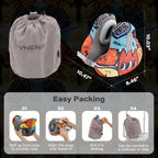 Bluetooth Travel Neck Pillow, Memory Foam - Image 2