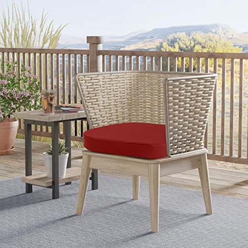 idee-home Outdoor Chair Cushions Set of 2, 19" x 19" D-Shaped - Image 6