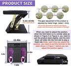 Adjustable Footrest Can Be Adjusted in Multiple Angles and States, Cushion is Detachable, Suitable for Use in Multiple Scenarios Such As Office(Black) - Image 3