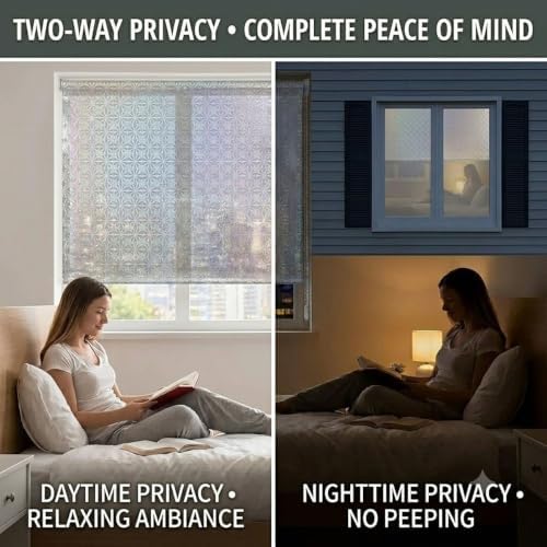 Blackout Blind Shade with Suction Cups, No Drill Roller Window Curtains - Image 5