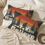 Bigfoot Pillowcases Queen Size Set of 2 - Sasquatch Pillow Cases with Envelope Closure, Boys Retro 70s Decorative Pillow Covers for Bed Couch, Soft Breathable Microfiber - Image 2