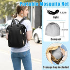 2 Pcs 78 * 41 * 31 Inch Extra Large Pop Up Mosquito Net, Portable Mesh Tent - Image 4