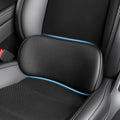 Lumbar Support Pillow for car, Faux Leather Perforated,Snug Conforming Waist Support, Resilient Memory Foam, Car Lower Back Pain Relief,Universal Driving Seat Cushion by -----------------