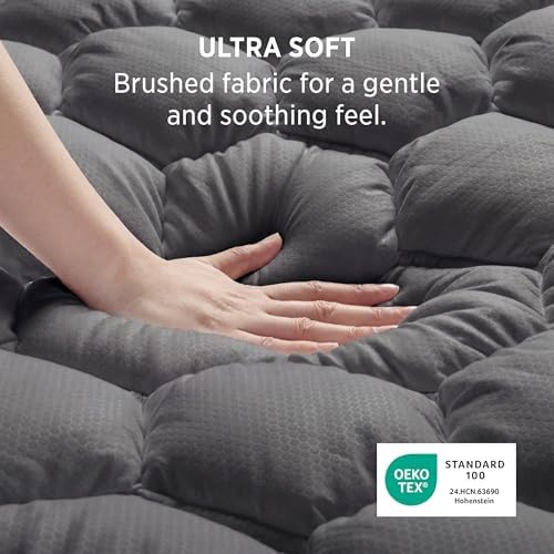 Bedsure Twin XL Mattress Pad, Mattress Topper with 8-21 Inches Deep Pocket - Image 2