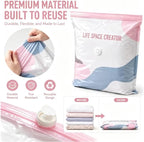 Space Creator 4 Set No-Pump 3D Vacuum Storage Bags - Image 6