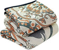 LUTBM Boho Throw Blanket for Bed 60"x80", 100% Cotton Cozy Couch Blankets by LUTBMFindYourFreeSpiritatHome