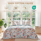 LUTBM Boho Throw Blanket for Couch 50"x60", Cotton Decorative Bed Throw - Image 2