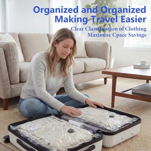 Vacuum Seal Bags for Clothing Travel with Rechargeable Air Pump - Image 7