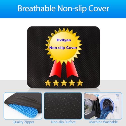 Gel Seat Cushion for Long Sitting, (Thick & Large) Cushion for Wheelchair - Image 7