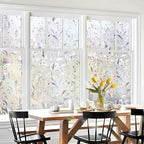 HIDBEA Window Privacy Film, 3D Stained Glass Static Cling 29.5 in x 78.7 in - Image 6