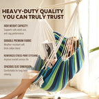 Chihee Hammock Chair Foot Rest 2 Cushions Max 500 lb Metal Spreader Bar - Image 3