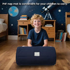 PHF Toddler Nap Mat with Removable Pillow and Minky Blanket, Rollup Design Kids Sleeping Mat, Slumber Bags for Boys, 50"x20" Toddler Sleeping Bag for Daycare Preschool Travel Camping, Astronaut - Image 6