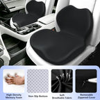 Memory Foam Car Seat Cushion with Lumbar Support Pillow,Driver Seat Cushion - Image 6