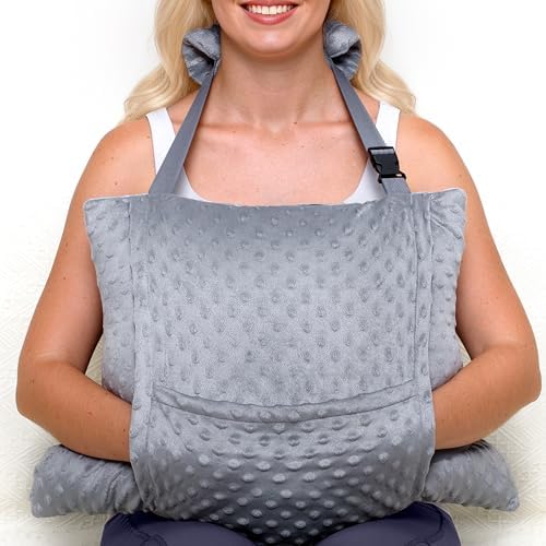 Zomaple Hysterectomy Pillow with Neck Strap for Abdominal Surgery Support by Zomaple